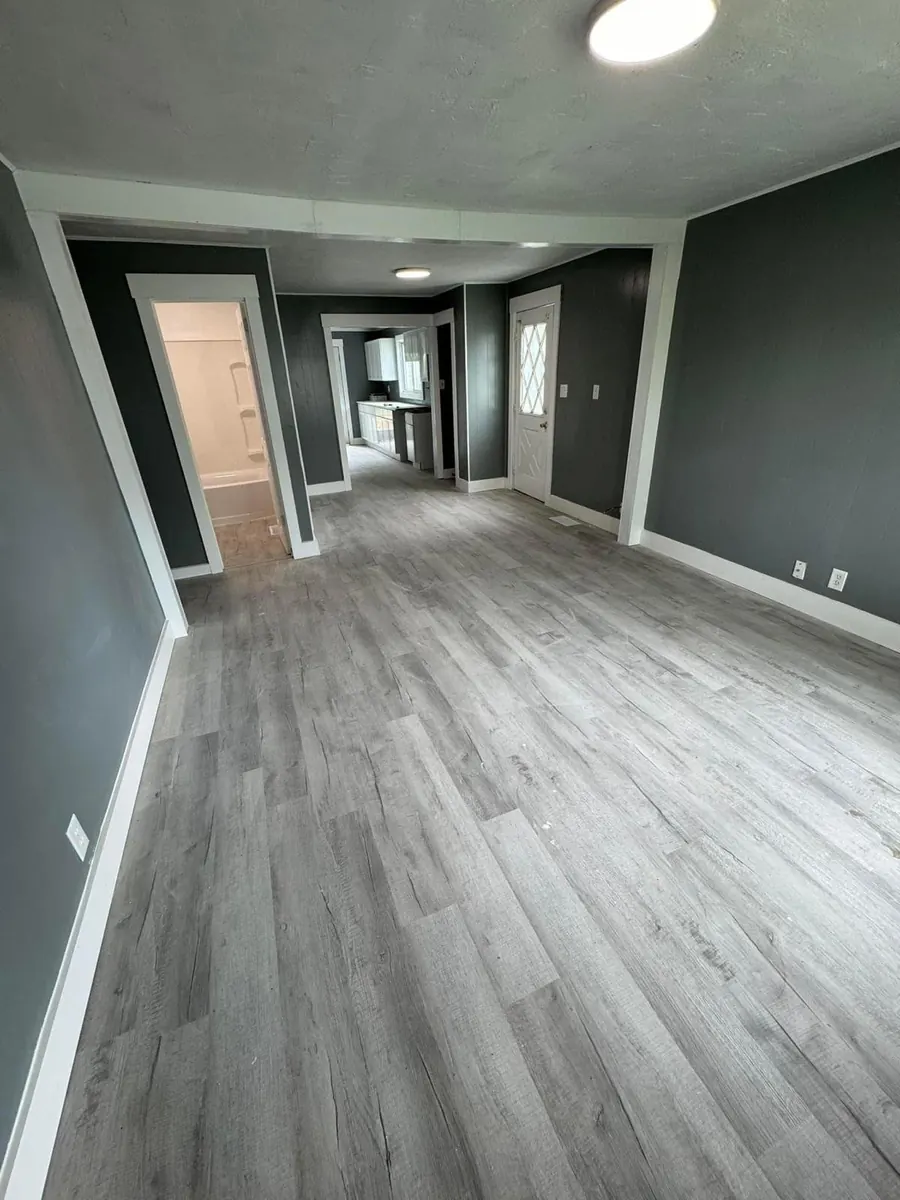 Clean hallway with new floors